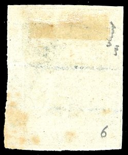 1851, 2 Crazie Azzurro Chiaro su Grigio (5), Pseudo Errore di Valore