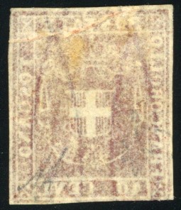 1859, 40 centesimi carminio, gomma originale, nuovo