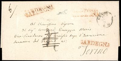 Letteratura epistolare, Lettera inviata da Cagliari a Torino, 11 maggio 1859