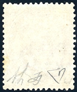 De La Rue, 10 cent. giallo ocra (1866), tiratura di Torino