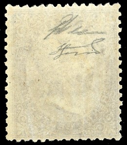 De La Rue, Francobollo da 30 centesimi bruno del 1863, Londra (L19), gomma originale integra