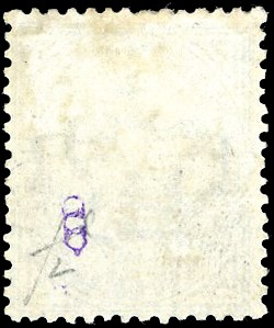1877 - 10 cent. azzurro, francobollo nuovo con gomma originale