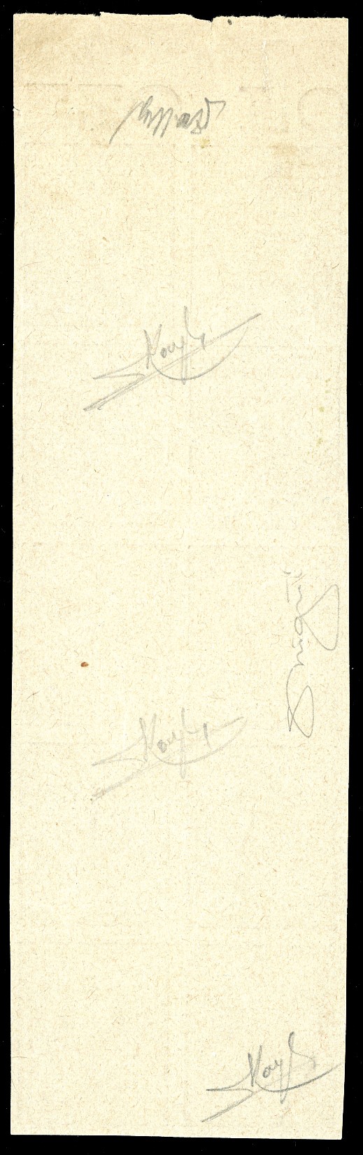 1902, 2 cent. Floreale, prova su carta grigiastra, blocco di 10 esemplari
