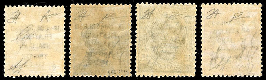 Congresso Filatelico 1922, serie completa di soprastampati (123/126), nuovi con gomma originale i...