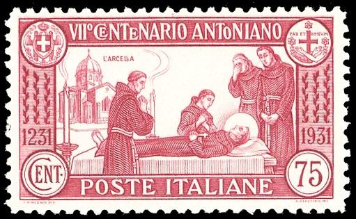 1931 - 75 cent. S.Antonio, dent. 12 (299), buona centratura, gomma originale integra, perfetto. Molto fresco. Ferrario.  - Asta Filatelia - Cambi Casa d'Aste