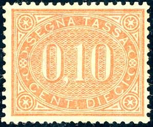 1869 - 10 cent. bruno arancio (2), nuovo, gomma originale integra, perfetto. Molto fresco, buona centratura. Raro di questa qualità. Fiecchi, Diena, cert. Ferrario e Oro Raybaudi.