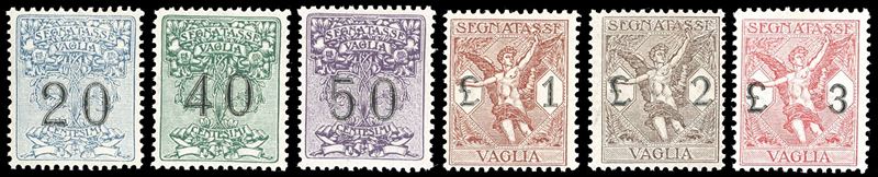 1924 - Serie completa (1/6), nuovi, gomma originale integra, perfetti. Ottima qualità. Ferrario.  - Auction Philately - Cambi Casa d'Aste