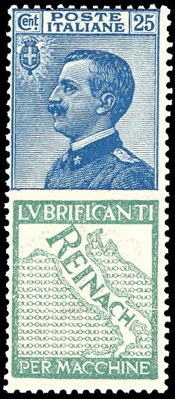 1924 - 25 cent. Reinach (7), perfetto, nuovo, gomma originale integra. Ferrario.  - Asta Filatelia - Cambi Casa d'Aste