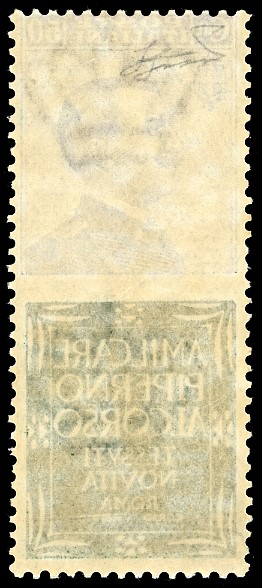 Piperno, 50 cent. (1924), francobollo nuovo con gomma originale integra