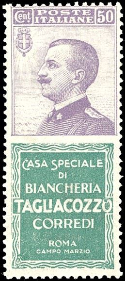 1924 - 50 cent. Tagliacozzo (17), nuovo, gomma originale integra, perfetto, ottima centratura e molto fresco. Raro di questa qualità. G.Oliva, cert. Diena e Oro Raybaudi.