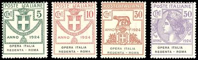 Ferrario, Opera Italia Redenta - Roma 1924, Serie completa (46/49)