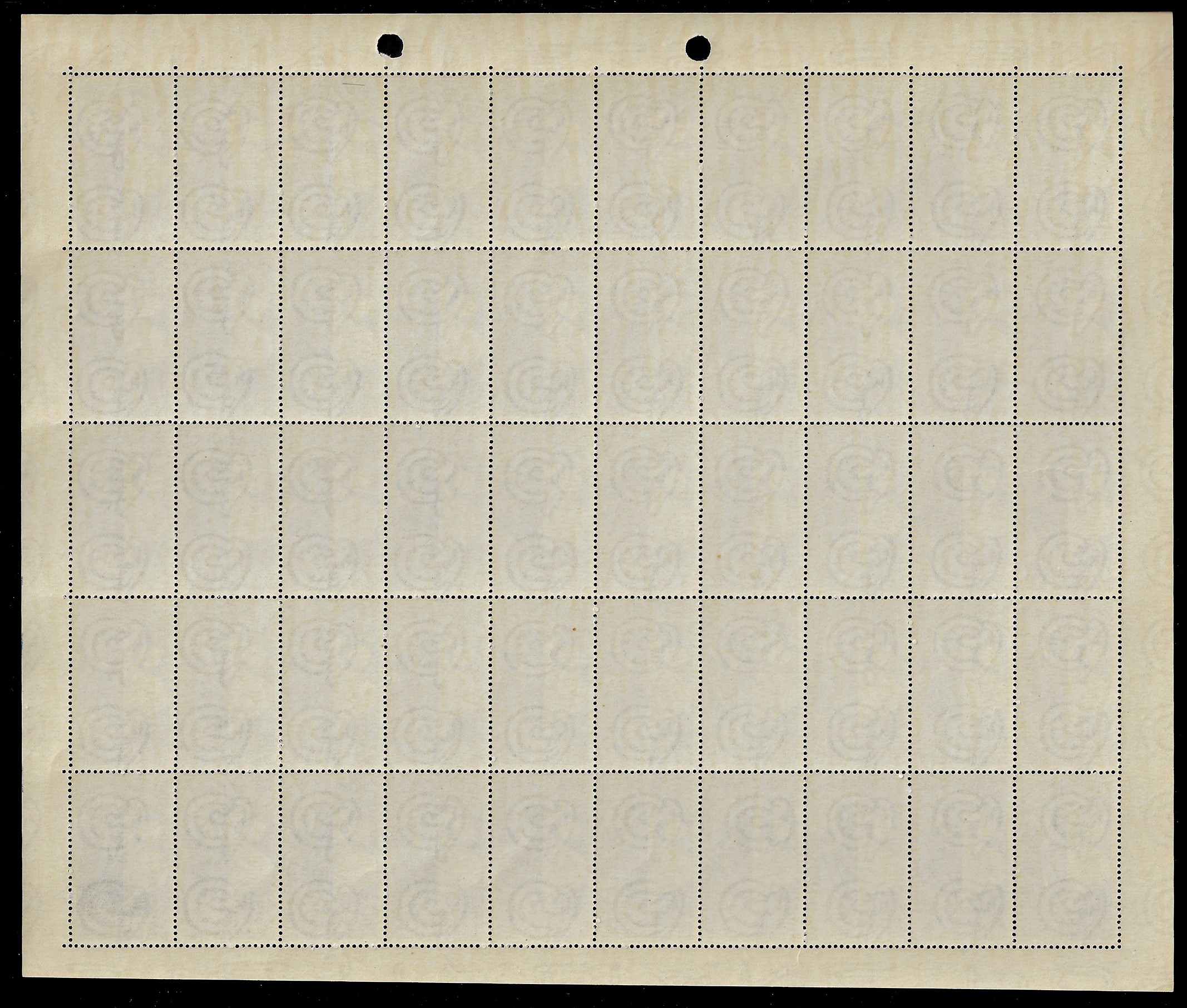 Ferrario, 1951 - Triennale, serie completa (666/667), fogli di 50 esemplari