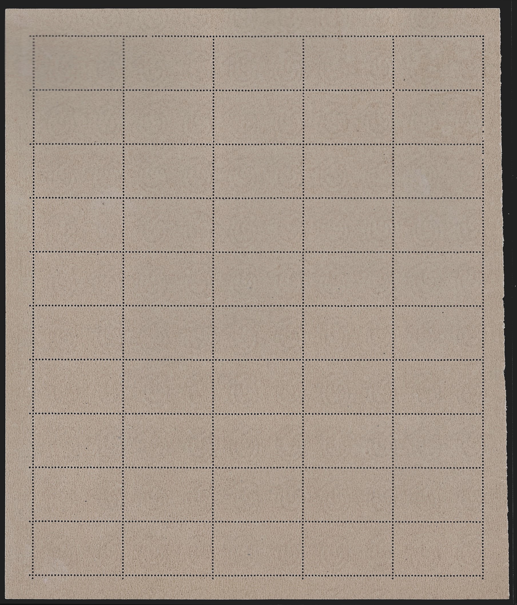 Ferrario, Democrativa, serie completa di 25 francobolli su supporto di 50 esemplari, 1945/52