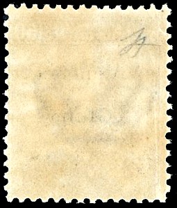 VENEZIA GIULIA, 50 cent. soprastampa in caratteri sottili, saggio (S1), 1918