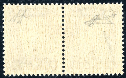 OCCUPAZIONE TEDESCA LUBIANA 1944 - 50 + 50 cent. Imperiale, soprastampa su esemplari in coppia (1...
