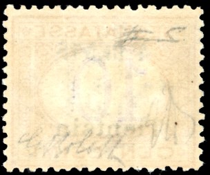 TIENTSIN, Segnatasse 1918 - 4 cent. su 10 cent., soprastampa locale