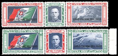 Ferrario, Trittici della serie Posta Aerea 1933, serie completa (28/29)
