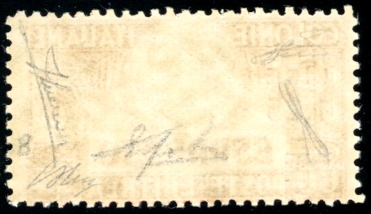 Espressi, 1,25 lire su 60 cent. con soprastampa nera, 1935