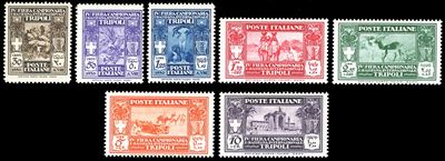 Ferrario, IV Fiera di Tripoli, Serie Completa (87/93), Francobolli Nuovi in Gomma Integra