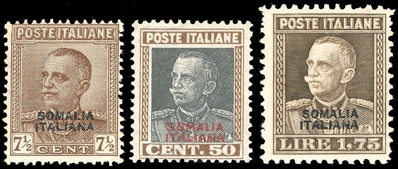 1928 - Soprastampati, serie completa (116/118), nuovi, gomma originale integra, perfetti. Ferrario.  - Asta Filatelia - Cambi Casa d'Aste