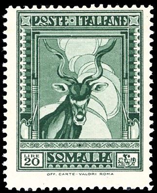1937 - 20 lire Pittorica, dent. 14 (229), nuovo, gomma originale integra, perfetto e molto fresco. Raro. Fotocopia cert. Colla della striscia di provenienza, cert. Ferrario.