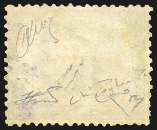 Repubblica di San Marino, Francobollo 5 cent. su 10 cent. oltremare Stemma, soprastampato, posizi...