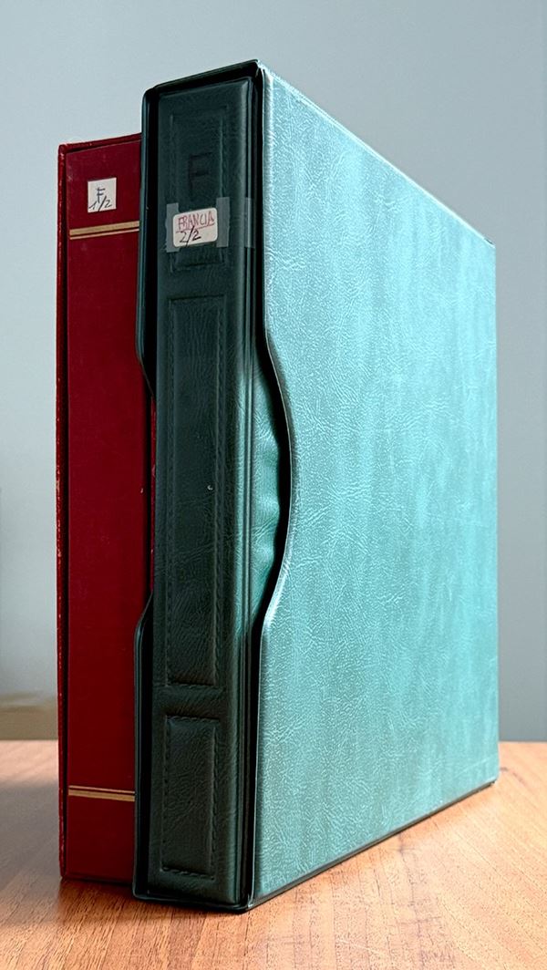 FRANCIA 1849/1998 - Ben avviata collezione di francoblli nuovi o usati del periodo, in due album Marini. Elevato valore di catalogo. Di sicuro interesse.