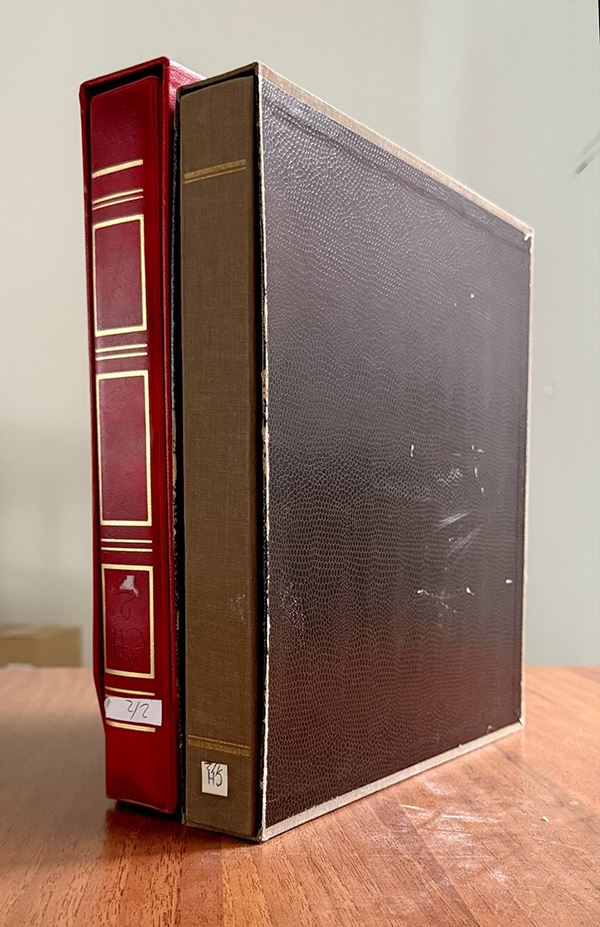 SVIZZERA 1854/1998 - Collezione di francobolli  e servizi usati del periodo, in due album Marini, con buone presenze. Elevato valore facciale e di catalogo. Molto esame.