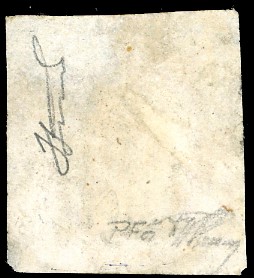 1861, 5 Grana Carminio, Falso per Posta del I Tipo (F2), Bollo 'Partenza da Napoli 22 Aprile 1861...