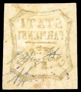 G. Oliva, Francobollo 80 cent. bistro oliva (18), varietà di stampa '0' incompleto, gomma origina...