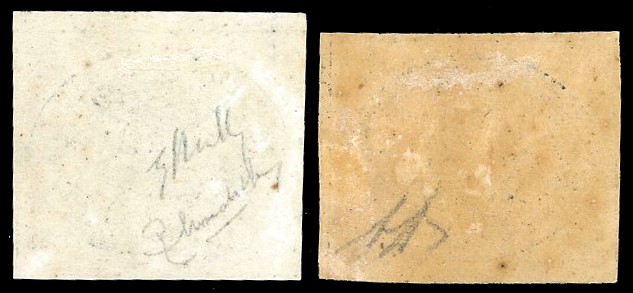 1867, 3 cent. grigio rosa e 3 cent. grigio, ottime condizioni con certificazione A. Diena