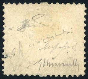 1868, Francobollo da 3 centesimi grigio rosa (23), esemplare usato