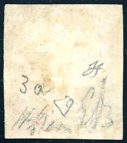 1851, Francobollo da 40 cent. rosa, nuovo con gomma originale