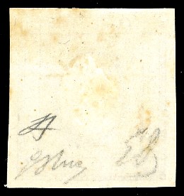 1861, 2 cent. per stampati, errore di cifra, 1 al posto di 2 (20l), gomma originale, perfetto