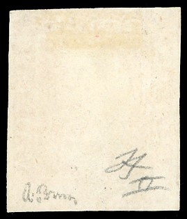1859, 1/2 grano arancio, II tavola, carta di Palermo - Certificato Ferrario