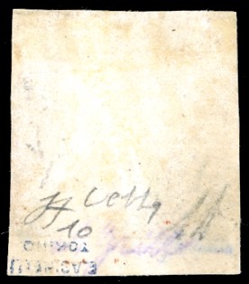 1859, 5 Grana Vermiglio Chiaro, Tavola I (10) - Usato, Ottime Condizioni, Certificato A. Diena e ...