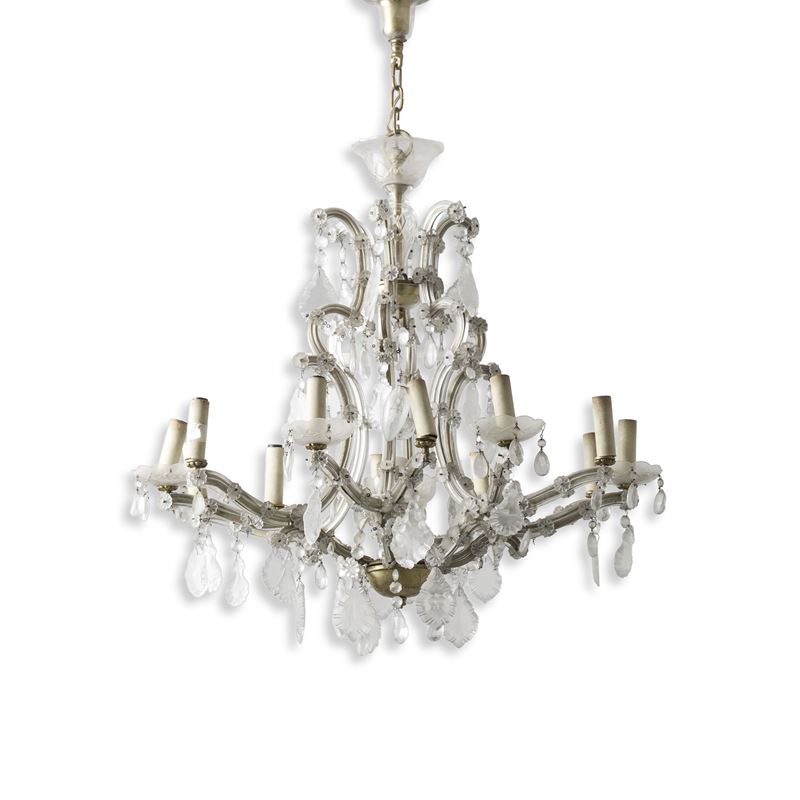 Lampadario. XX secolo  - Asta Dimore Italiane - Cambi Casa d'Aste