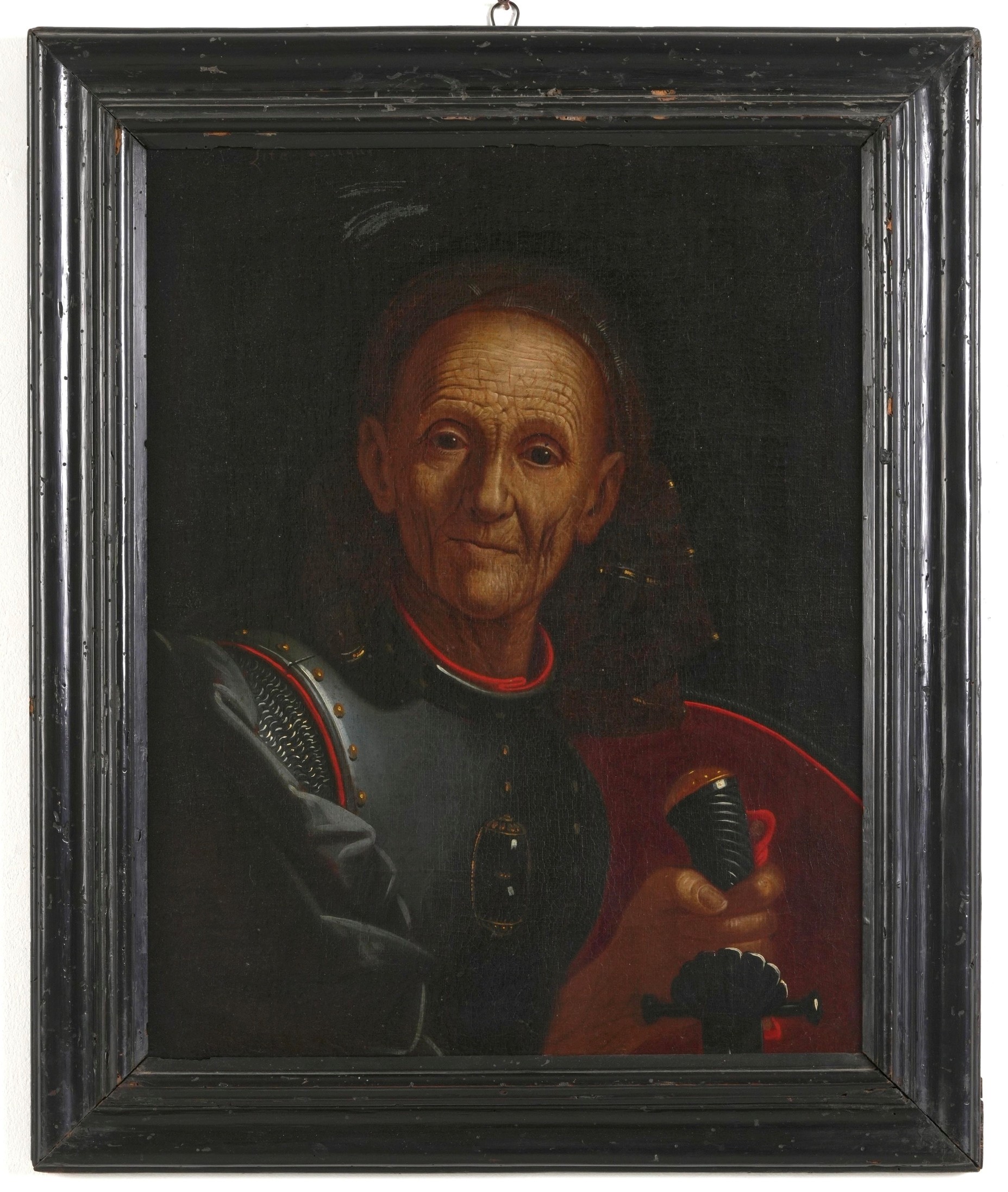 Pietro Bellotti - Ritratto di condottiero, olio su tela