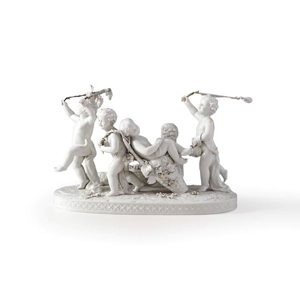 Gruppo "Allegoria dell'Autunno". Turingia, XX secolo.