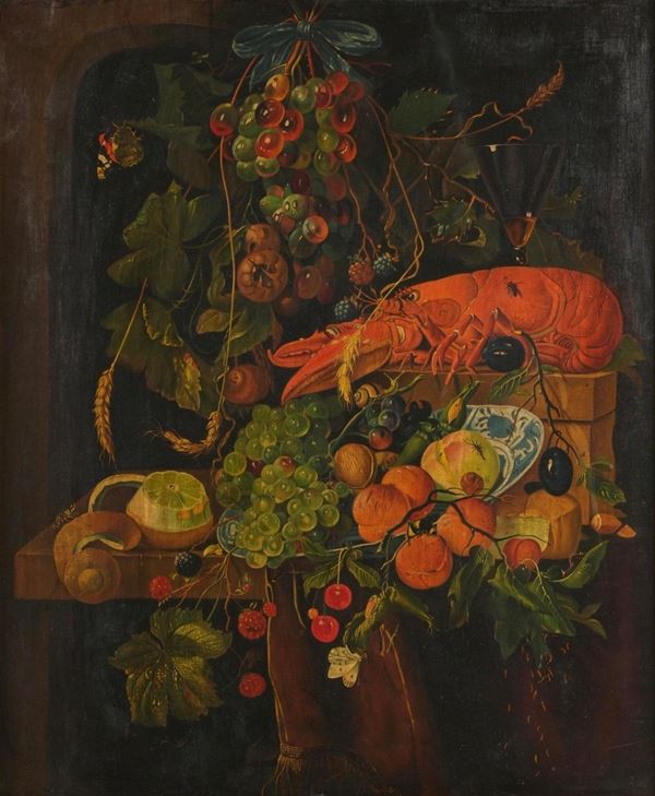 Natura morta con aragosta