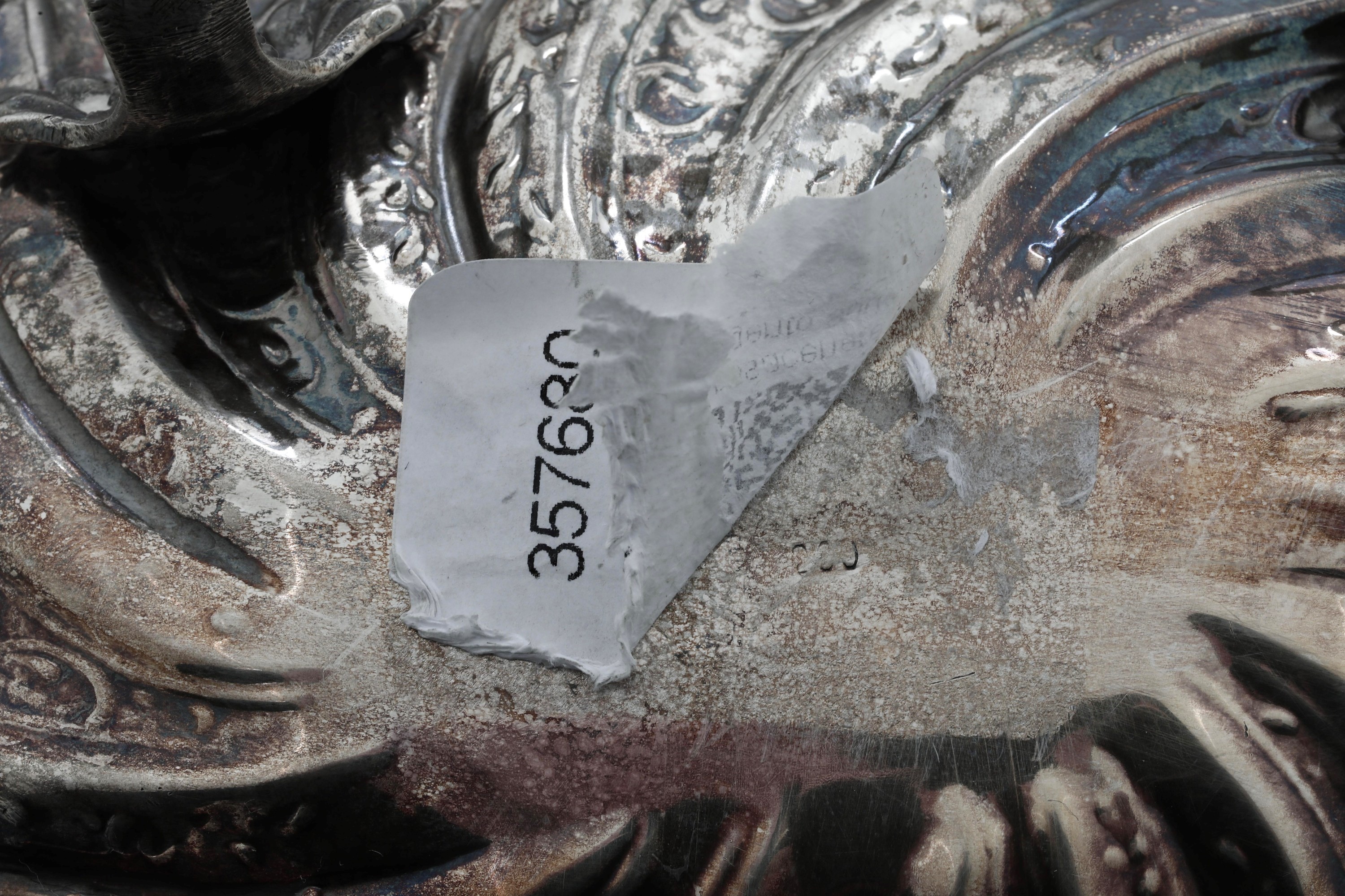 Alzatina, argento fuso e sagomato (prima metà del XX secolo)