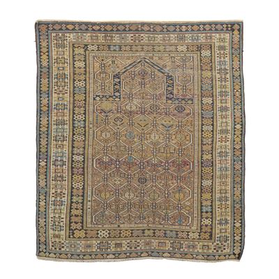 Tappeto Shirvan (Caucaso), a preghiera, fine XIX – inizio XX secolo