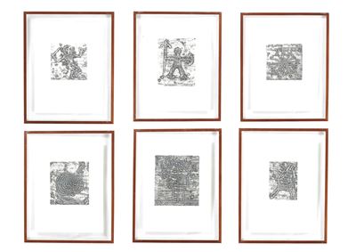 Franca Ghitti, Senza titolo (litografia in bianco e nero)