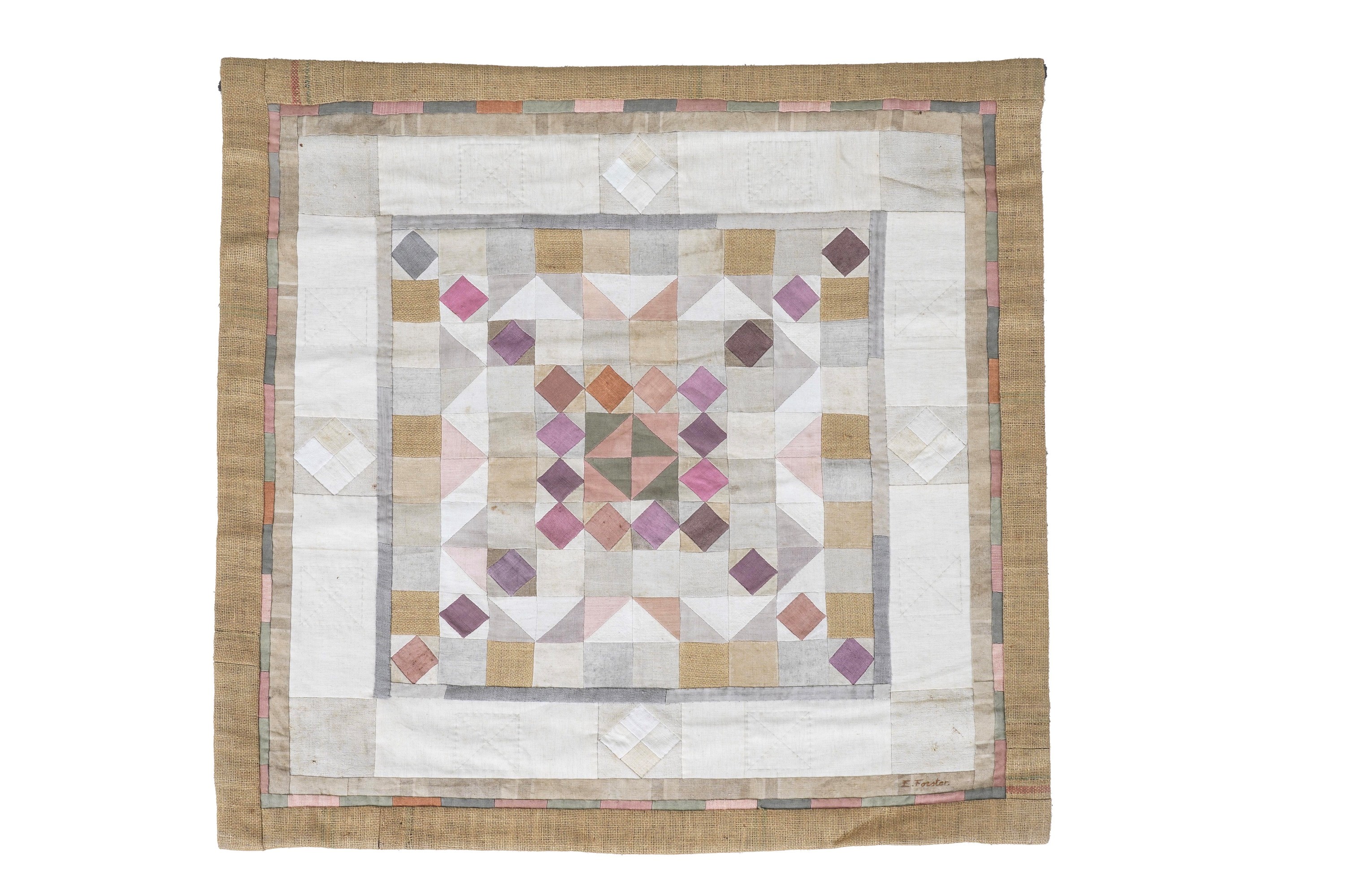 Due arazzi moderni firmati E. Foster