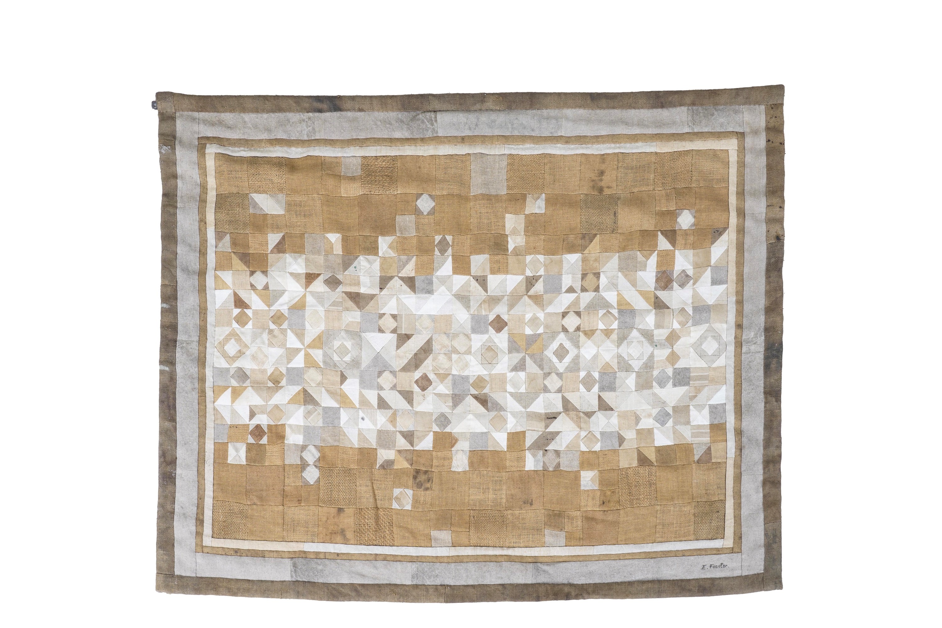 Due arazzi moderni firmati E. Foster