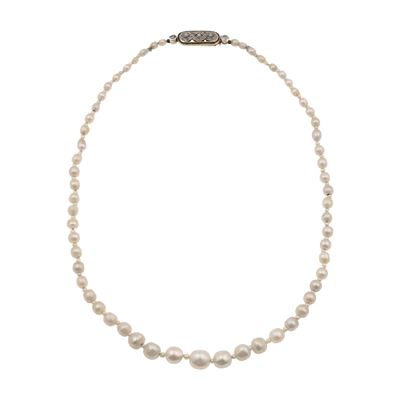 Collana con Perle Naturali, Acqua Salata, e Perle Coltivate