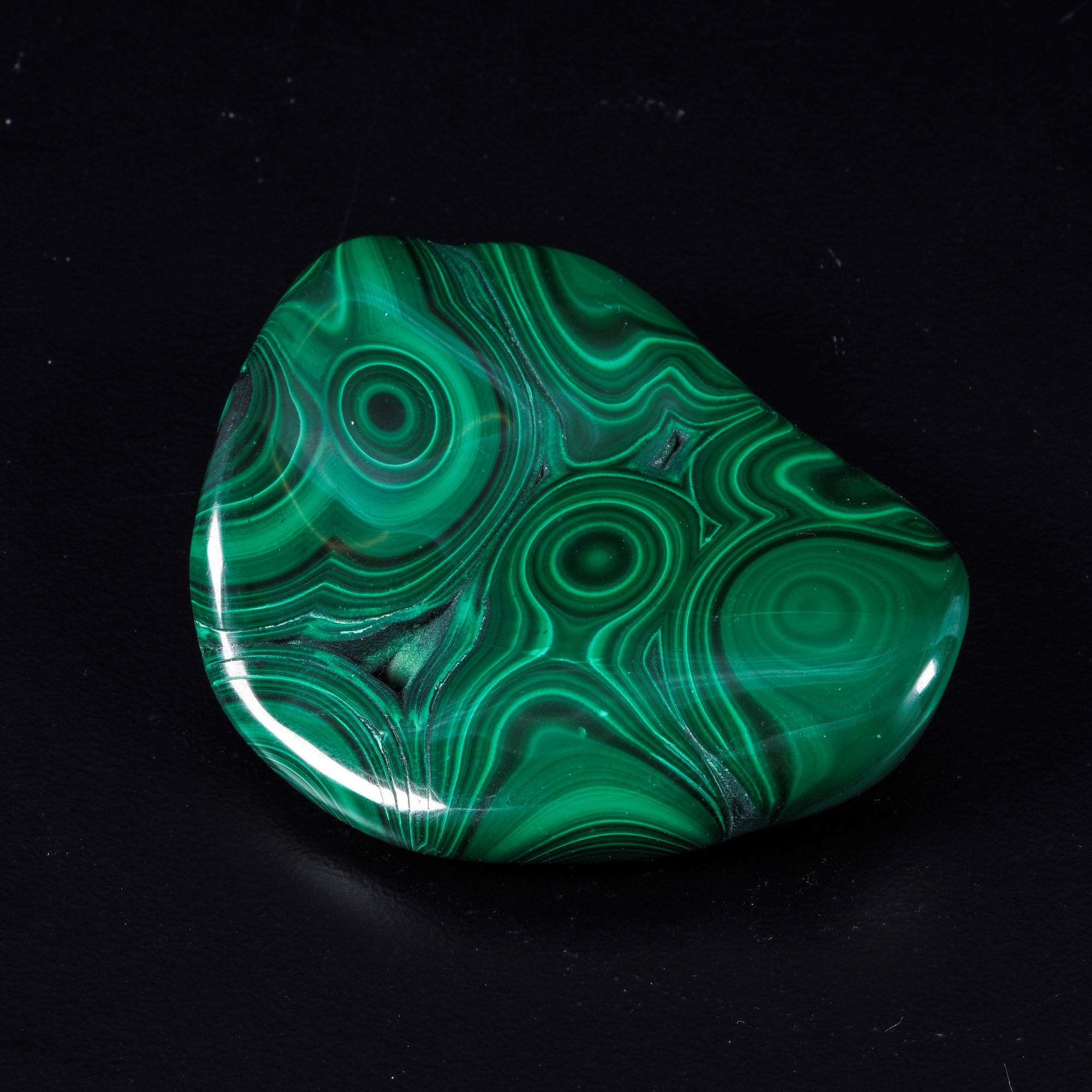 Particolare pezzo di malachite del Congo
