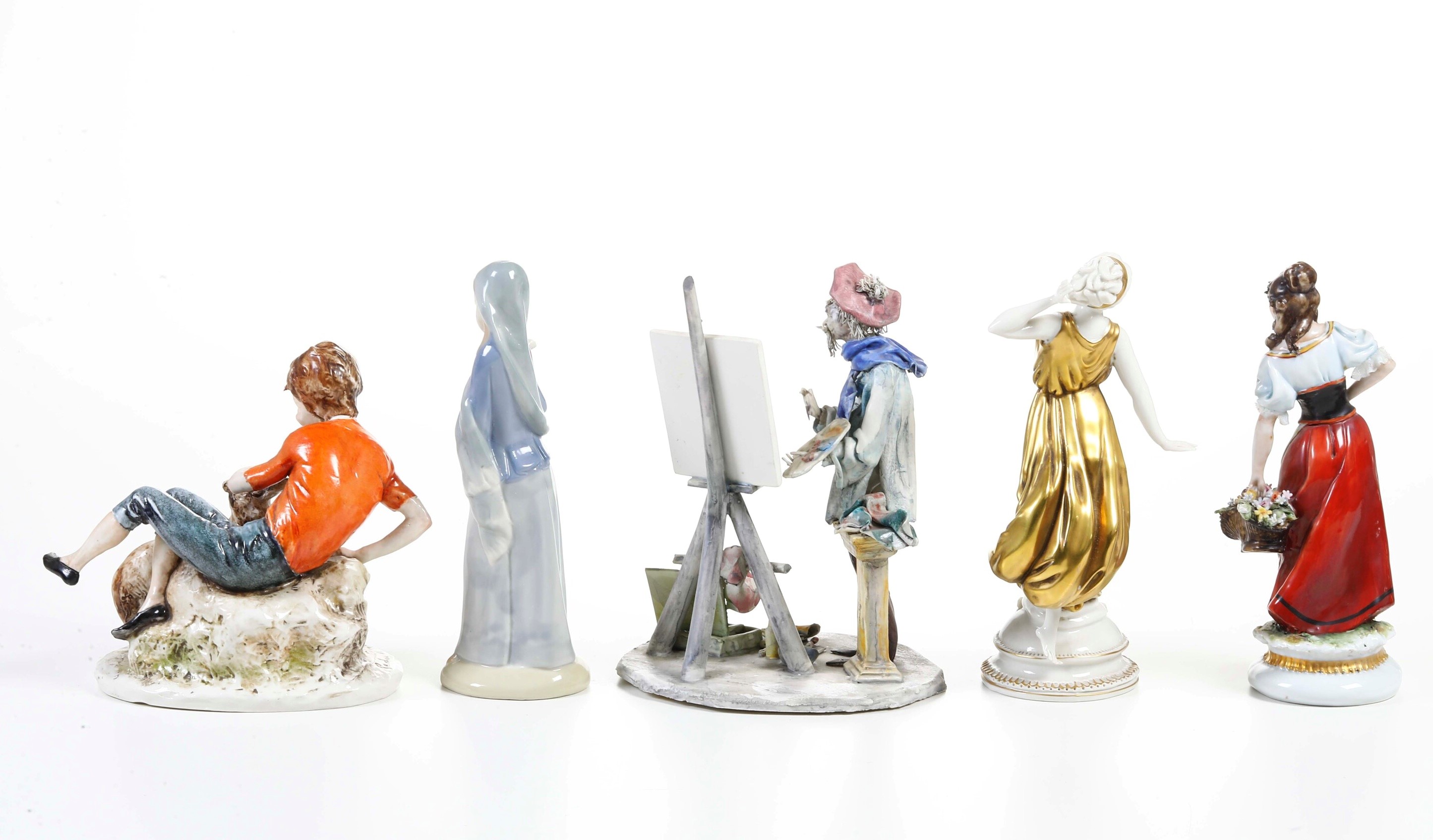 Tezza, Figura di pittore in porcellana