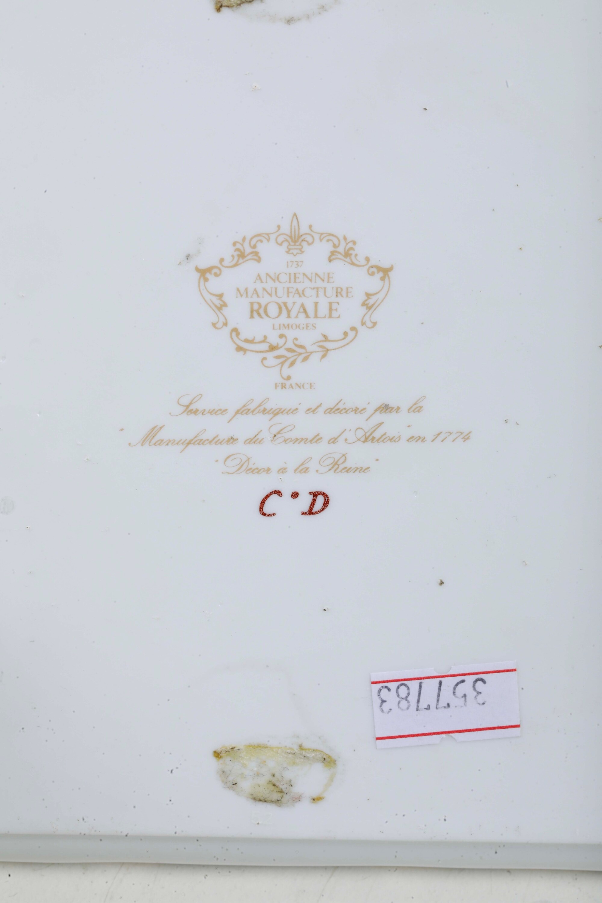 Servizio “Egoiste”. Francia, Manifattura Limoges, XX secolo.