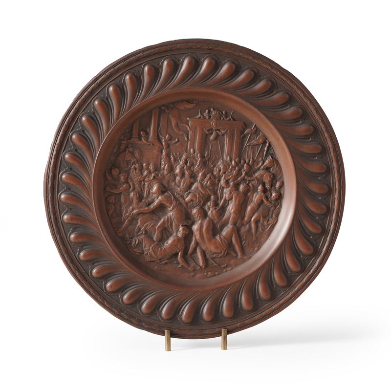 Piatto in rame. XX secolo  - Auction Antiques - Cambi Casa d'Aste